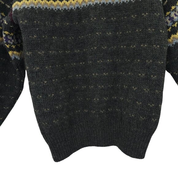 Cambridge Dry Goods Sweater Button Front Womens S Vintage USA Fair Isle Nordic - Picture 15 of 16